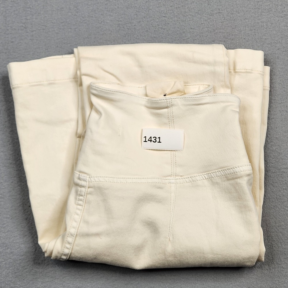 Free People Jeans Venice Beach High Rise Criss Cross Waistband Flare Size 29 - Picture 14 of 14